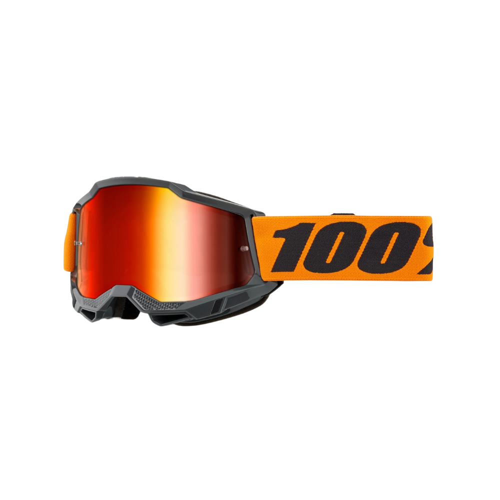 100% Accuri2 Orange/Red Mirror Goggle