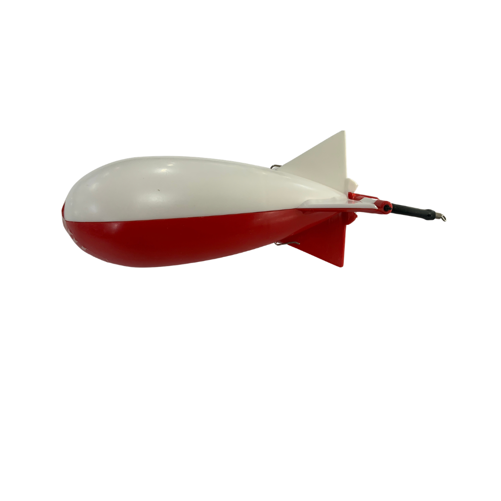 L&B Bait Feeder Red White Medium