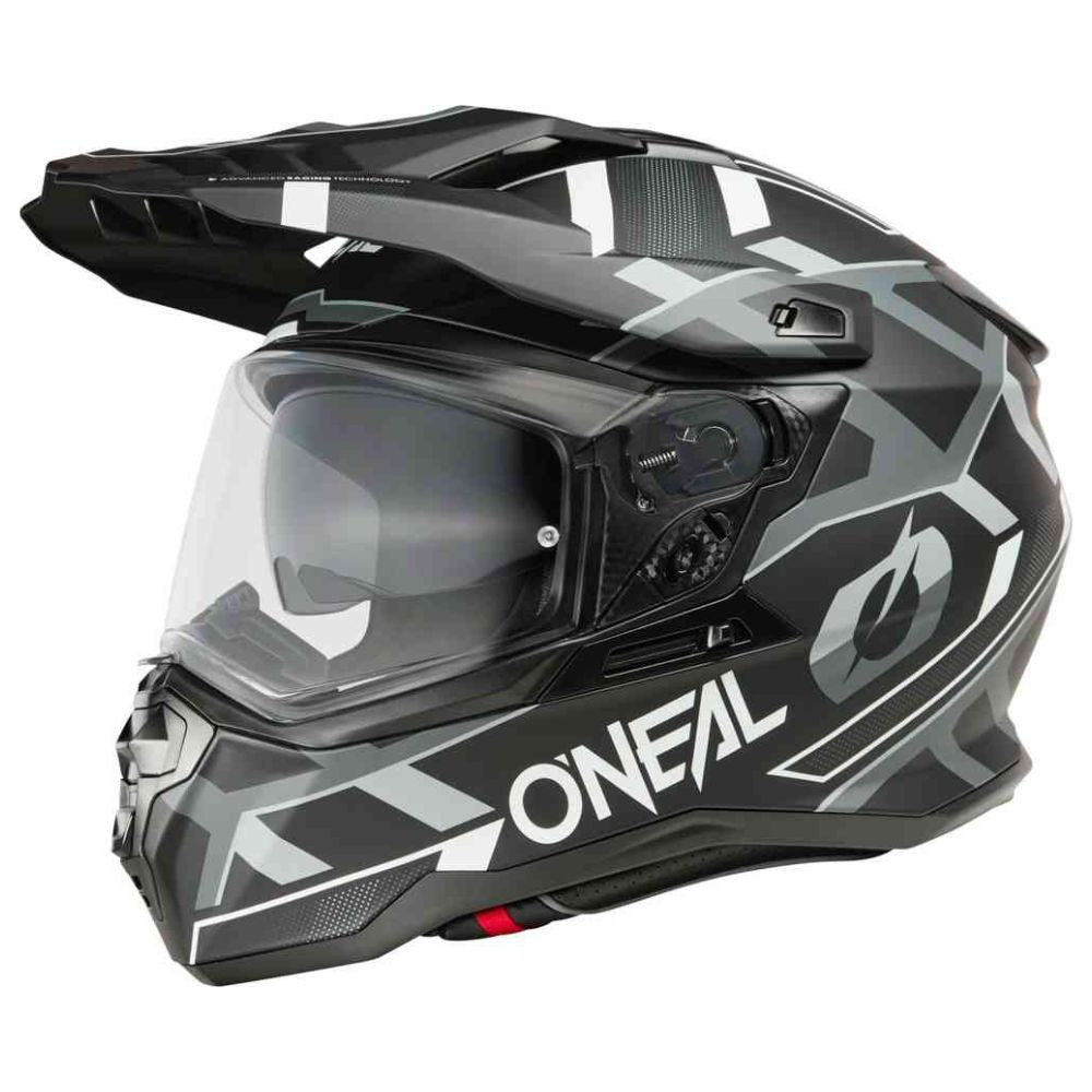 O'Neal D-SRS Square V.22 Black/Grey/White Helmet