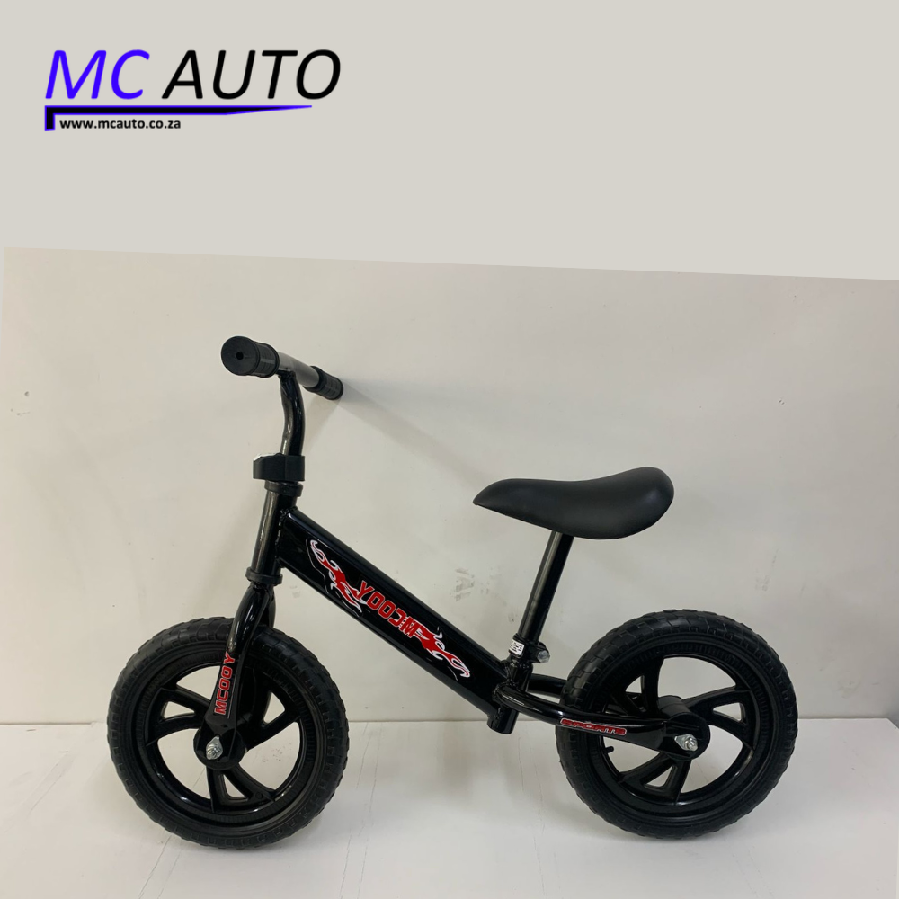 McCoy Black/Red Balance Bicycle
