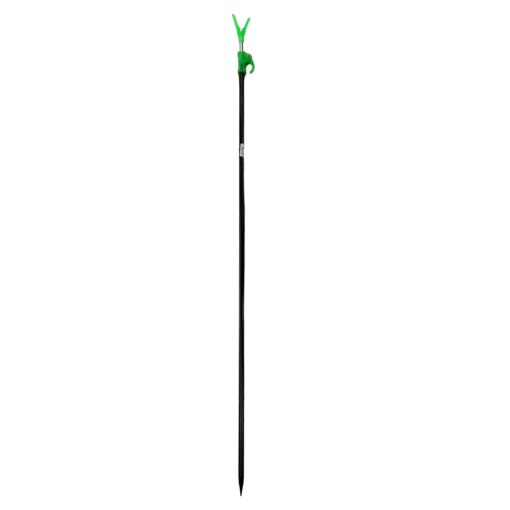 L&B Fishing Rod Stand 1.8m Green U Clip Type