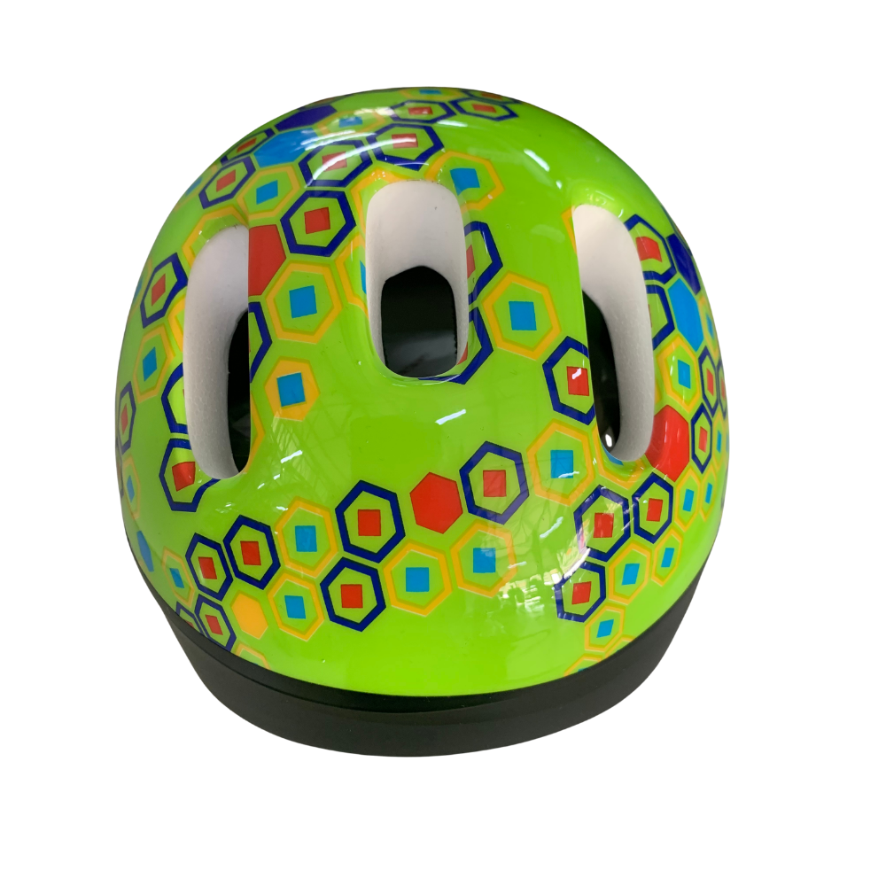Santa Fee MV6-2 Green Kids Adjustable Bicycle Helmet