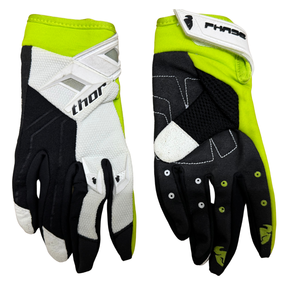 MC Auto: Thor Phase Lime Gloves