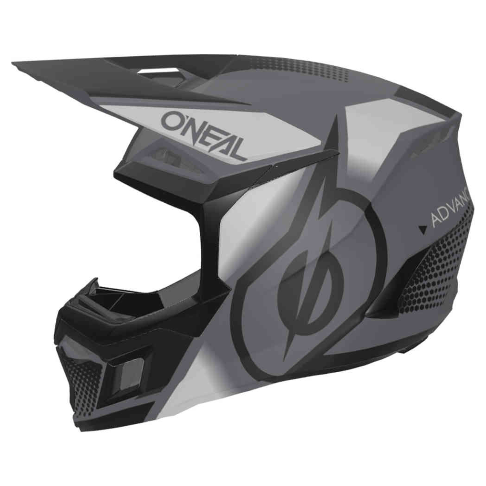 O'Neal 3S Black/Grey V24 Vision Helmet