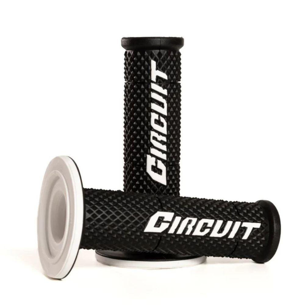 Circuit Equipment Circuit V Black/White Racing Grips