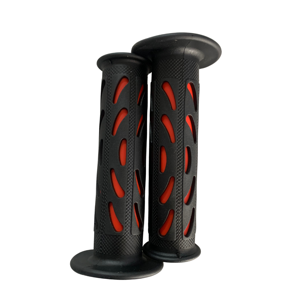 Aftermarket BMX Black/ Red T/M Grips