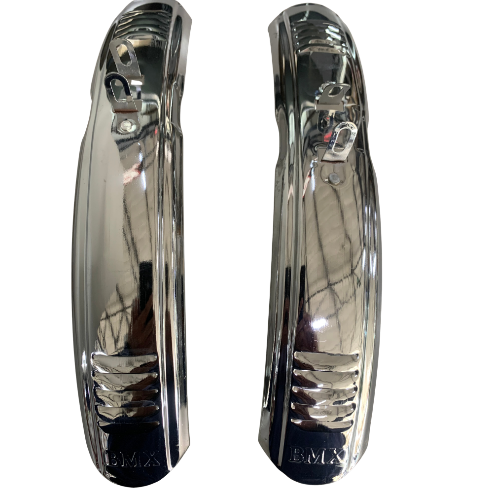 Aftermarket Chrome Plated Short Mud Guards