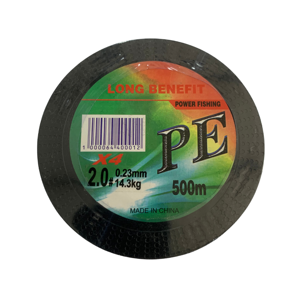 L&B X4 2.0# 31.5LBS Multicolour 500m Braid Fishing Line