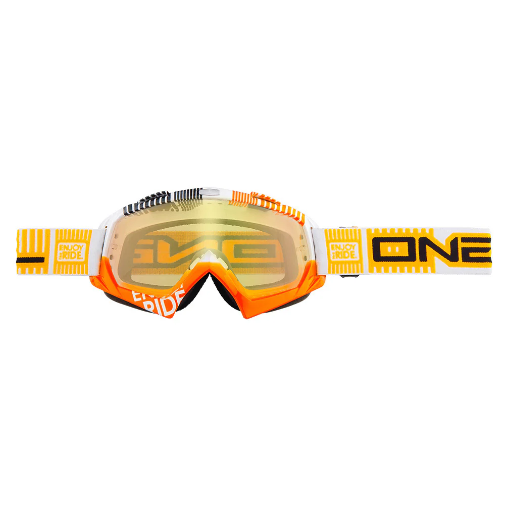 O'Neal B-Flex ETR White/Orange Radium Goggle