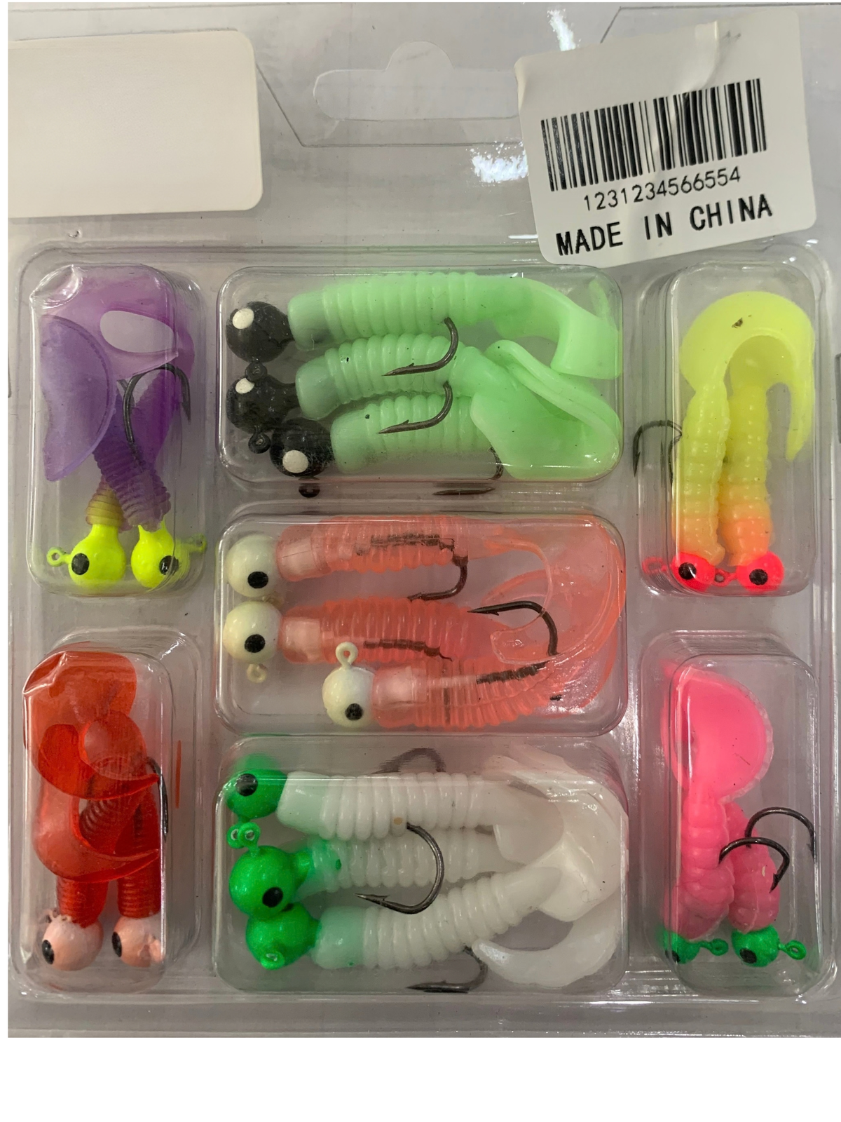 L&B 7 in 1 Soft Lure Hook Set