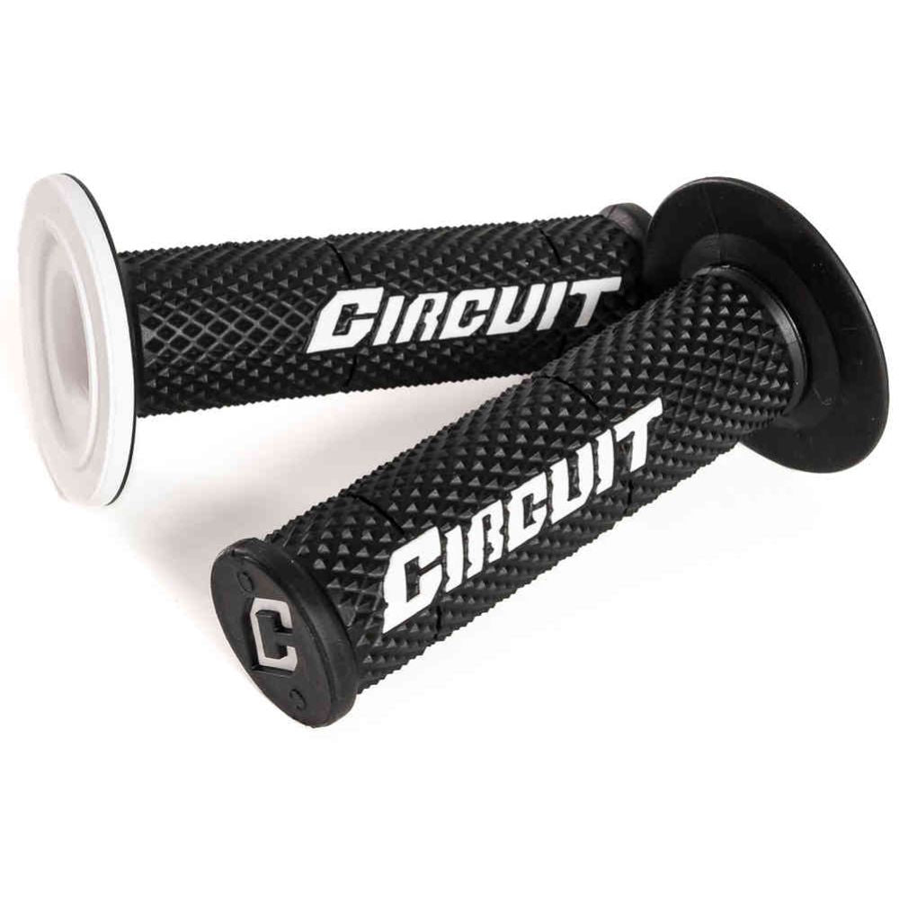 Circuit Equipment Circuit V Black/White Racing Grips