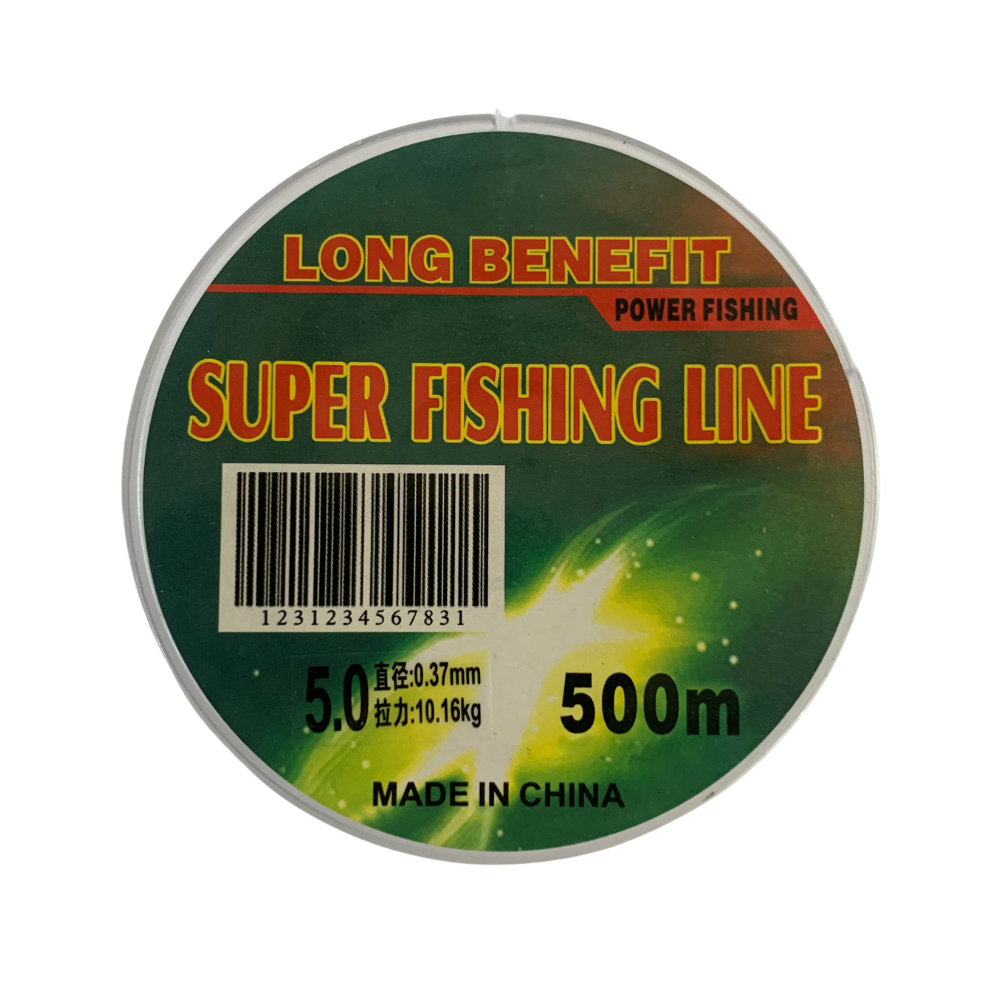 L&B 5.0# 22LBS White 500m Super Fishing Line
