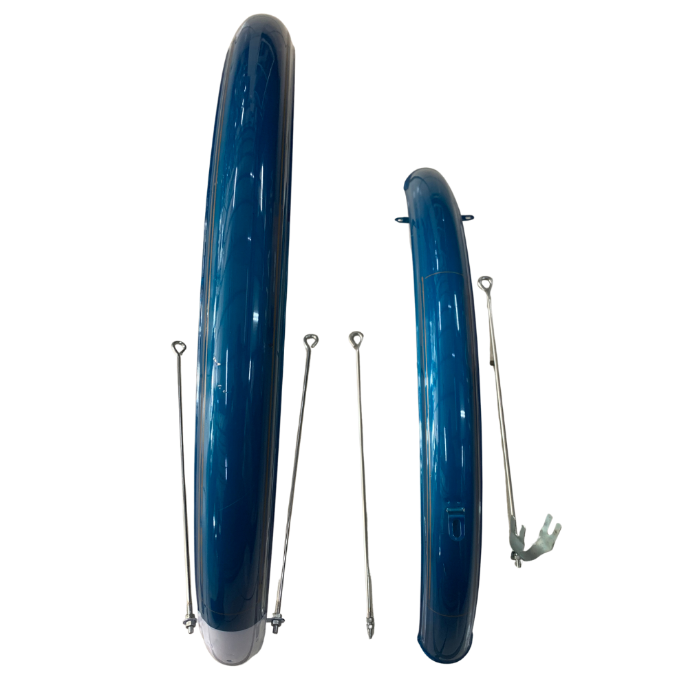 Aftermarket Chrome Plated Balloon Mud Guards