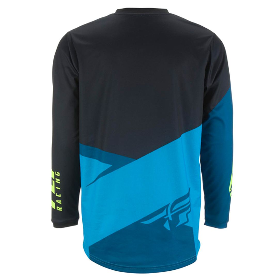 Fly F-16 Blue/Black/Hi-Vis Jersey