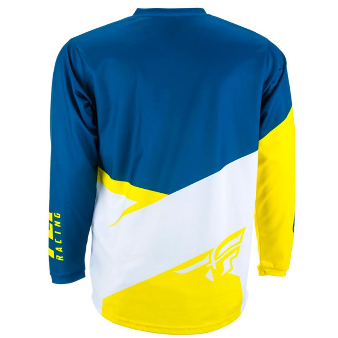 Fly F-16 Yellow/White/Navy Jersey