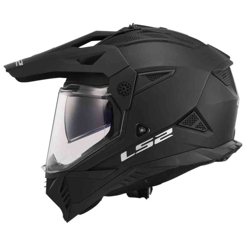 LS2 MX702 Pioneer II Solid Matt Black Helmet