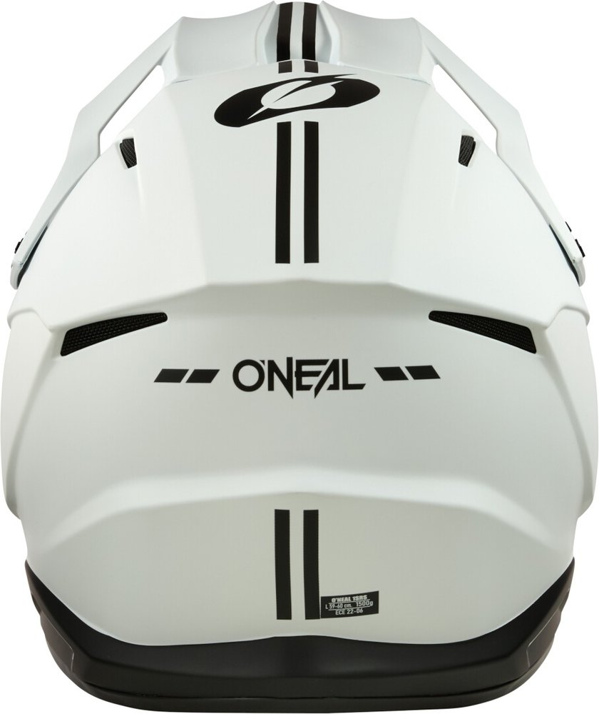 O'Neal 1S V.25 Solid White Helmet
