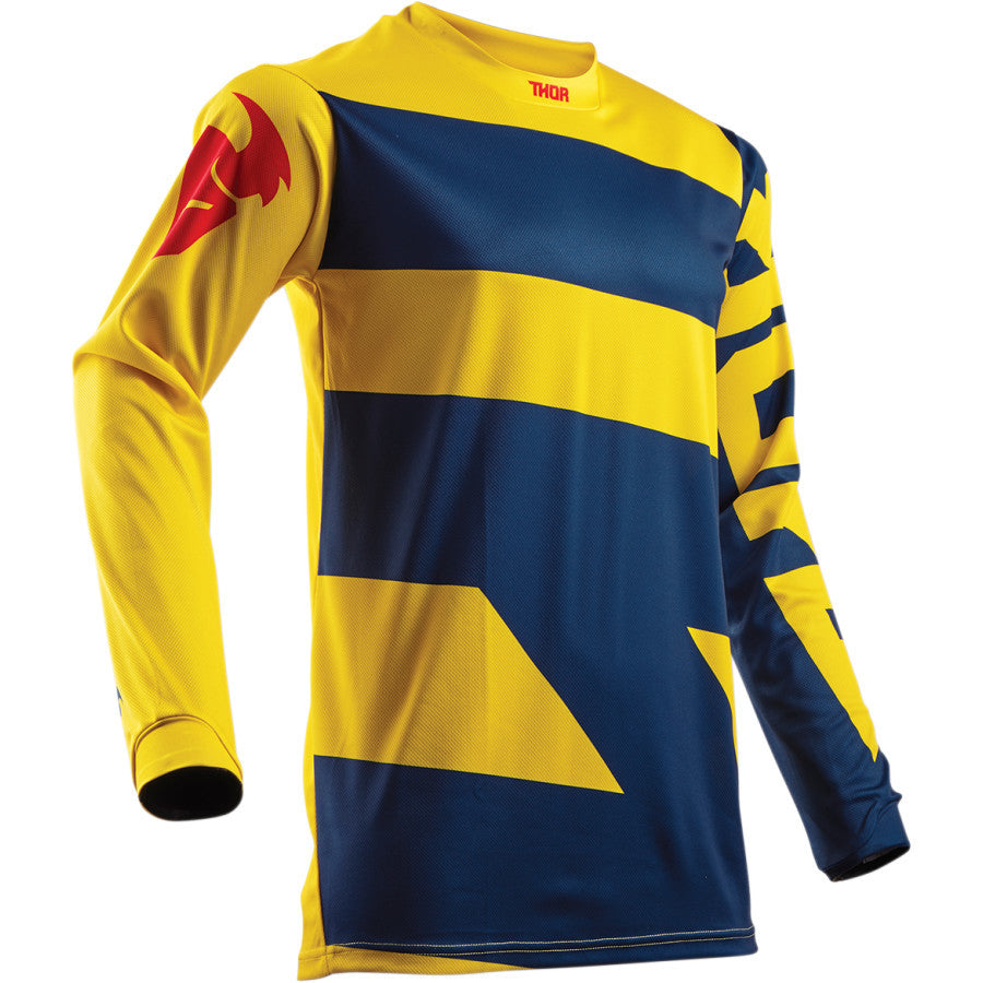 Thor Pulse Level Navy/Yellow Jersey