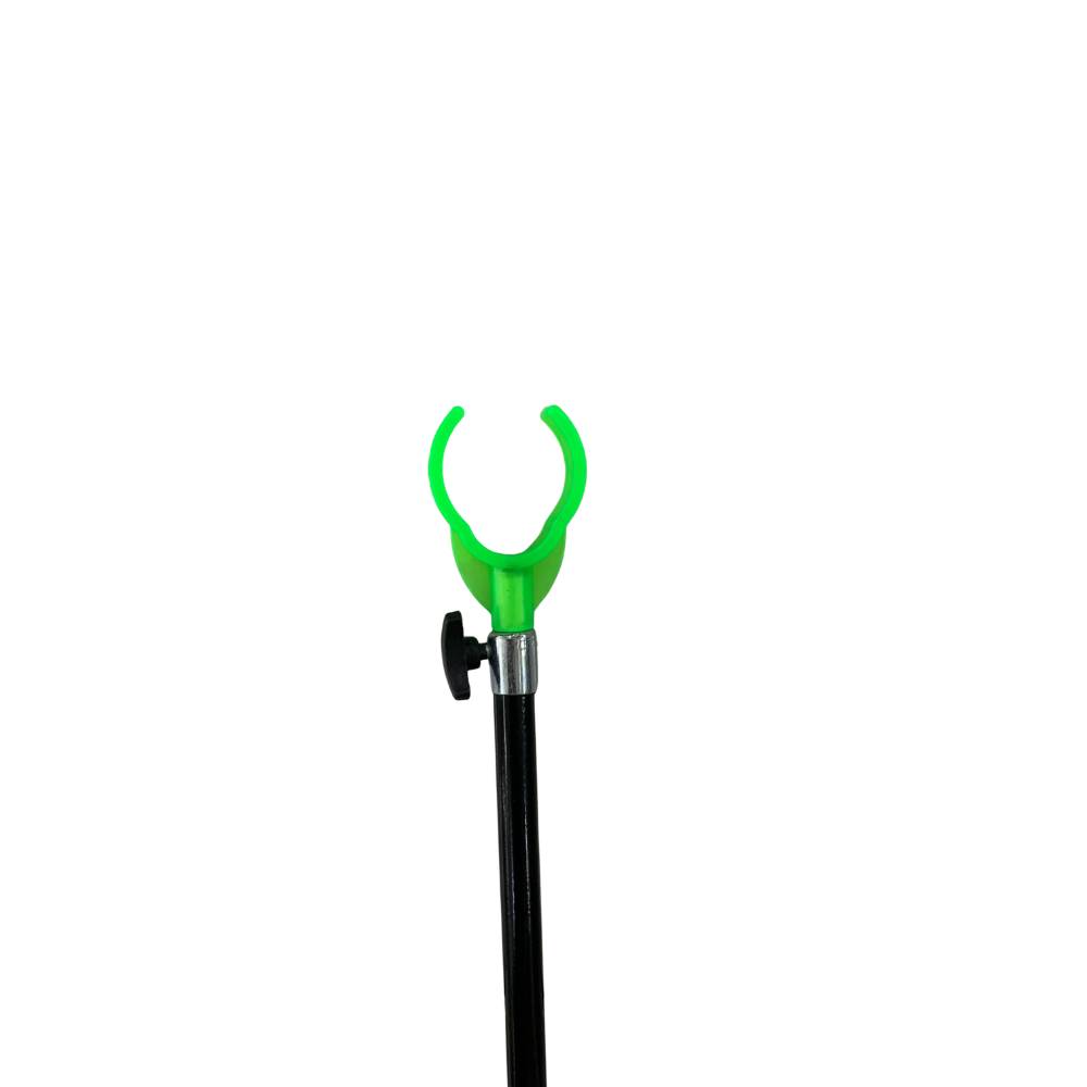 L&B Fishing Rod Stand 1.8m Green U Screw Type