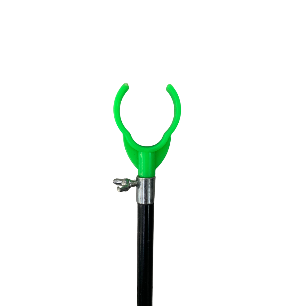 L&B Fishing Rod Stand 1.1m Green U Screw Type