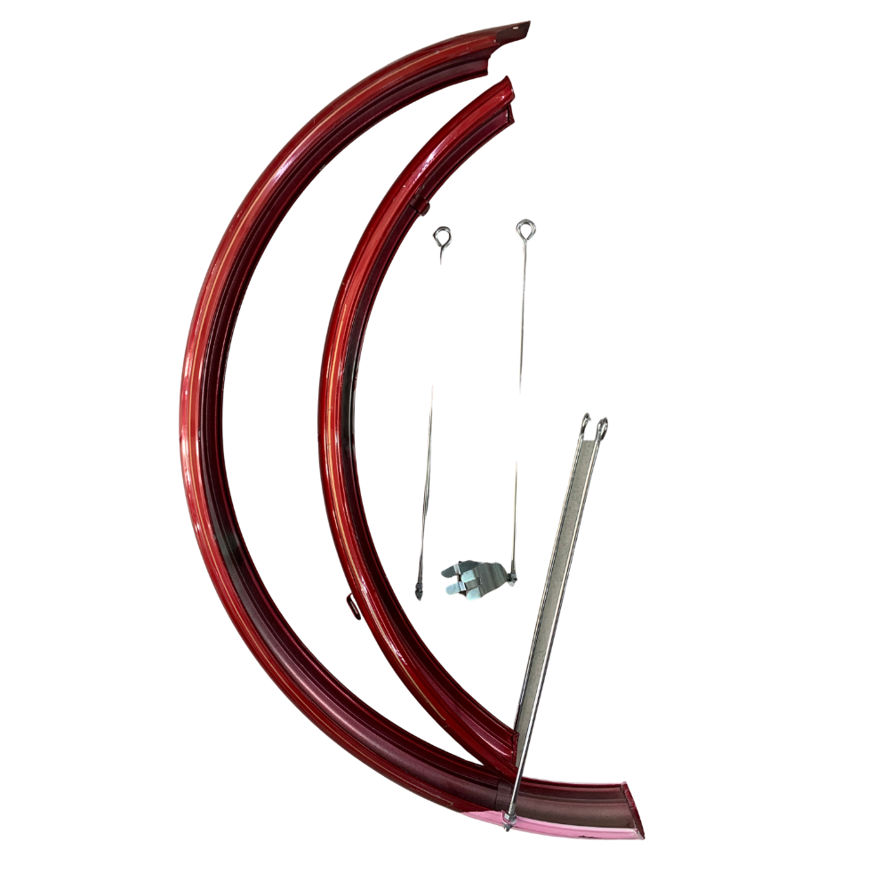 Aftermarket Chrome Plated Balloon Mud Guards