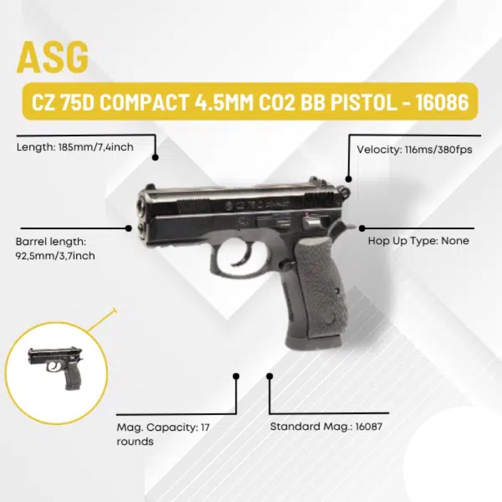 ASG CZ 75D Compact Pistol