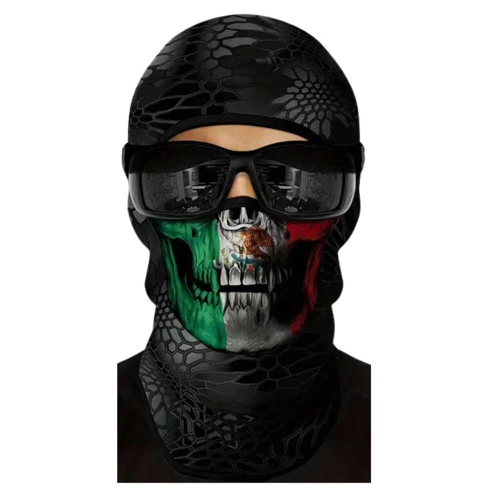 MCA Balaclava Colourful Ghost Skull Face Mask