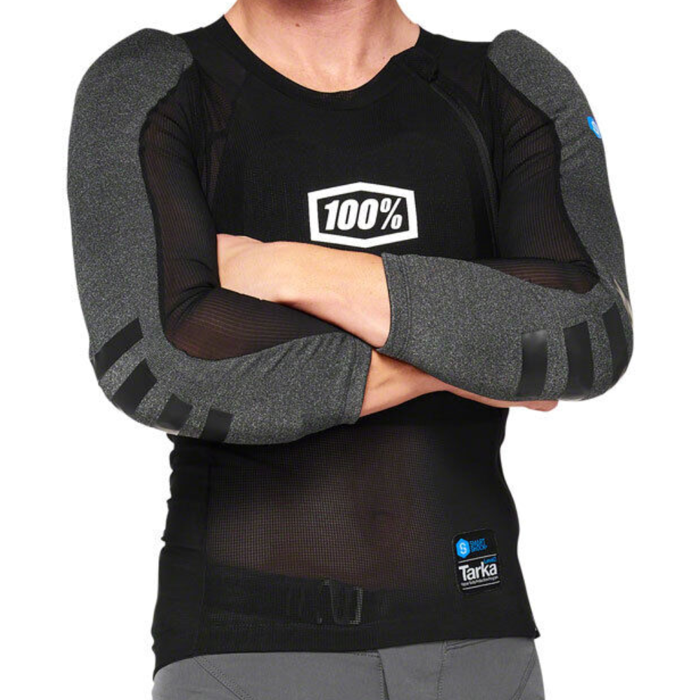 100% Tarka Black Long Sleeve Body Armor