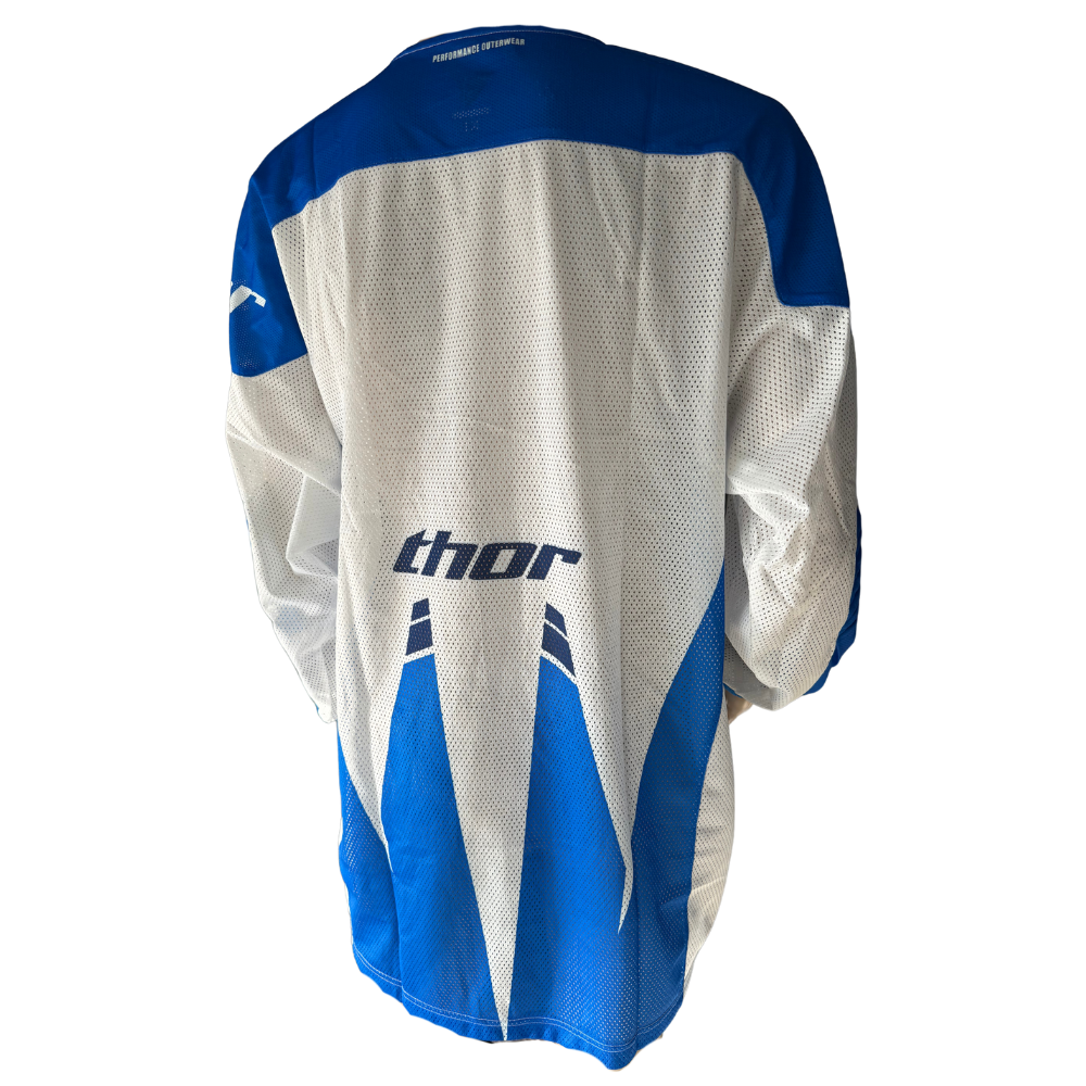 Thor AC Vented Blue/White Jersey