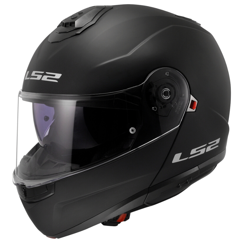 MC Auto: LS2 FF9O8 Strobe II Matt Black Modular Helmet