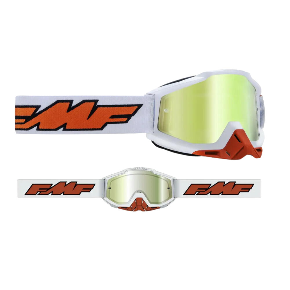 FMF PowerBomb Rocket White Goggle