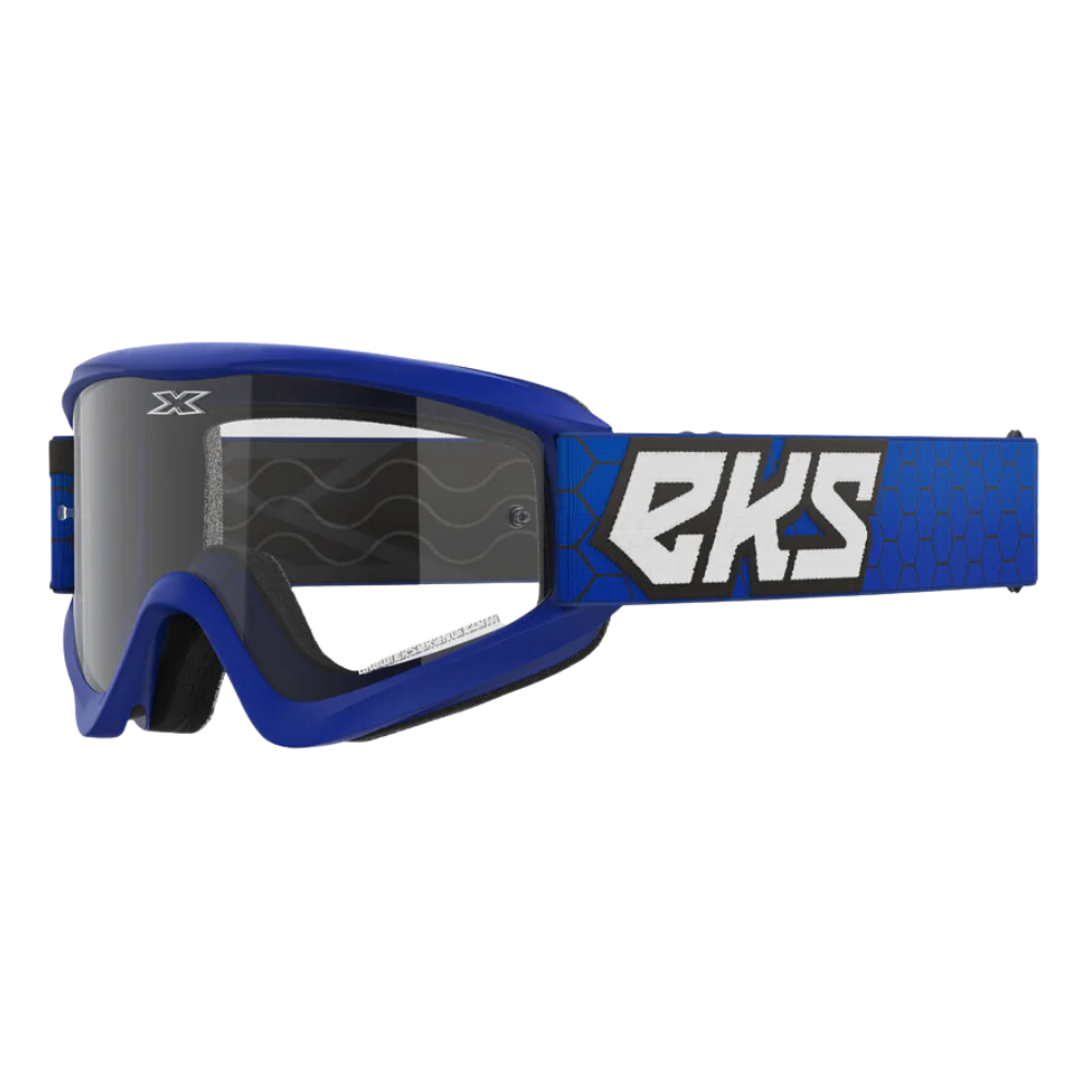 EKS Gox Flat Out Royal Blue Clear Goggle