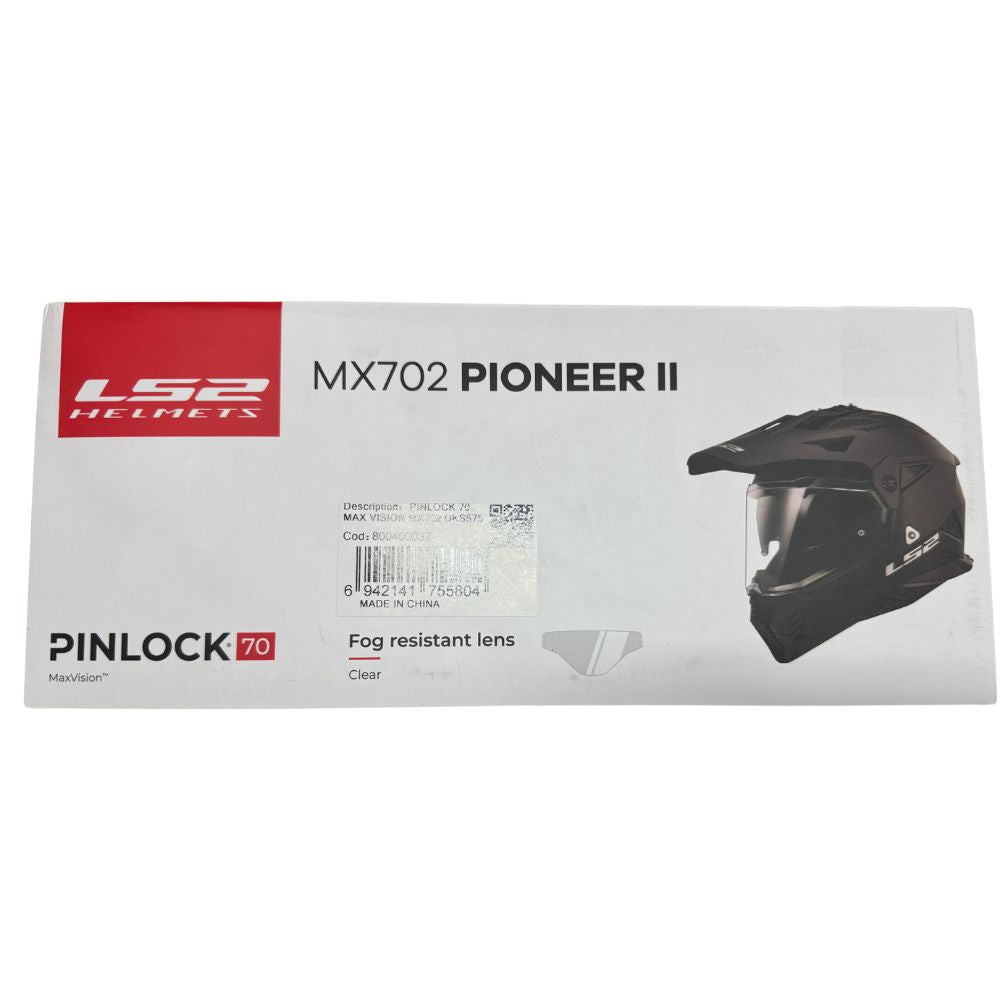 LS2 MX702 (DKS575) Pioneer II MaxVision Pinlock 70 Fog Resistant Insert Lens