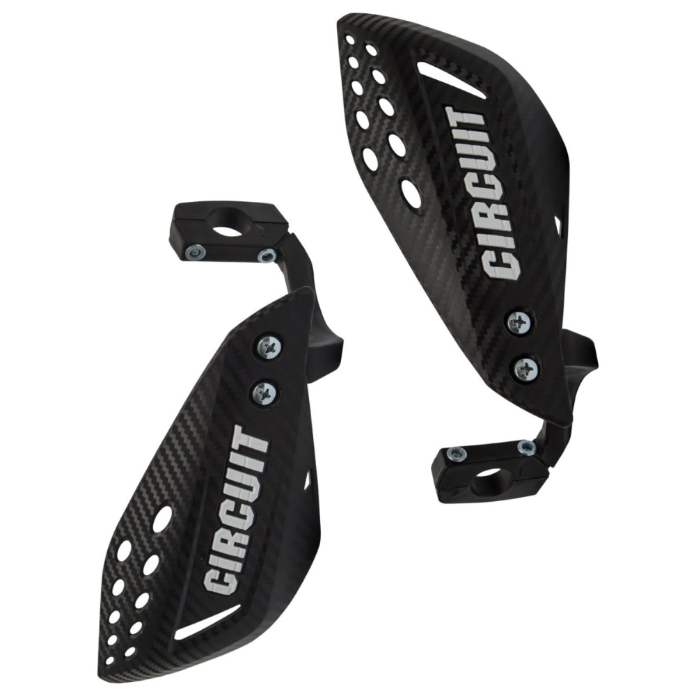 Circuit Equipment Carbon/White Handguards