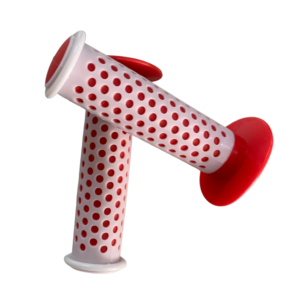 Aftermarket BMX Ocley Red/ White Grips