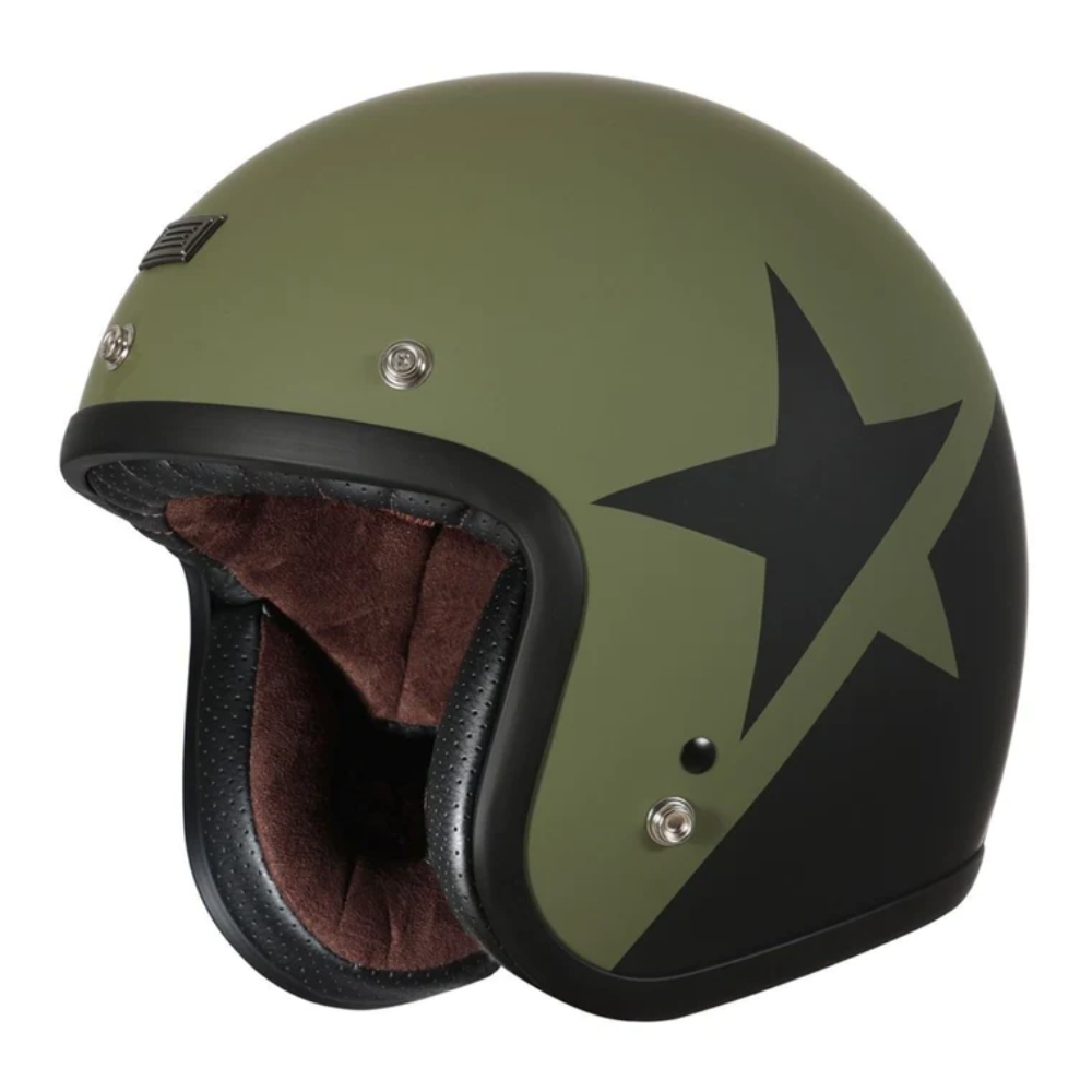 MC Auto: Origine Primo Star Army Green/Black Helmet