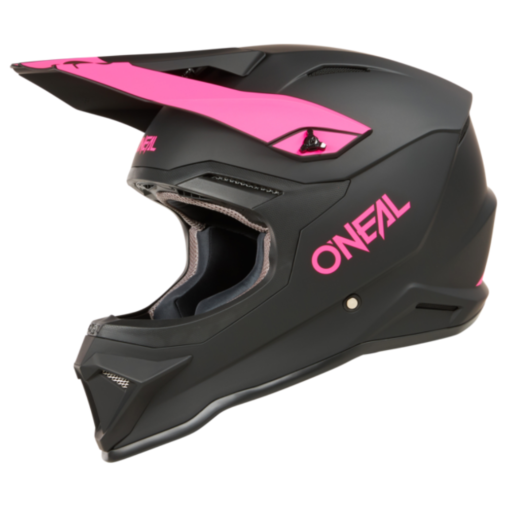 O'Neal 1S V.24 Solid Black/ Pink Helmet