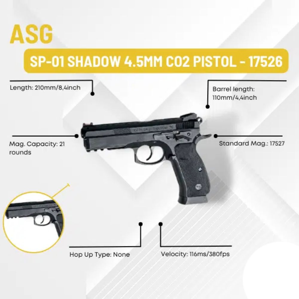 ASG CZ SP-01 Shadow BB Pistol