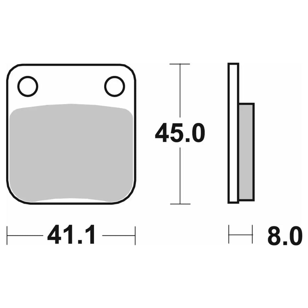 Aftermarket FA54 ATV Brake Pads For Honda CG150 & Other