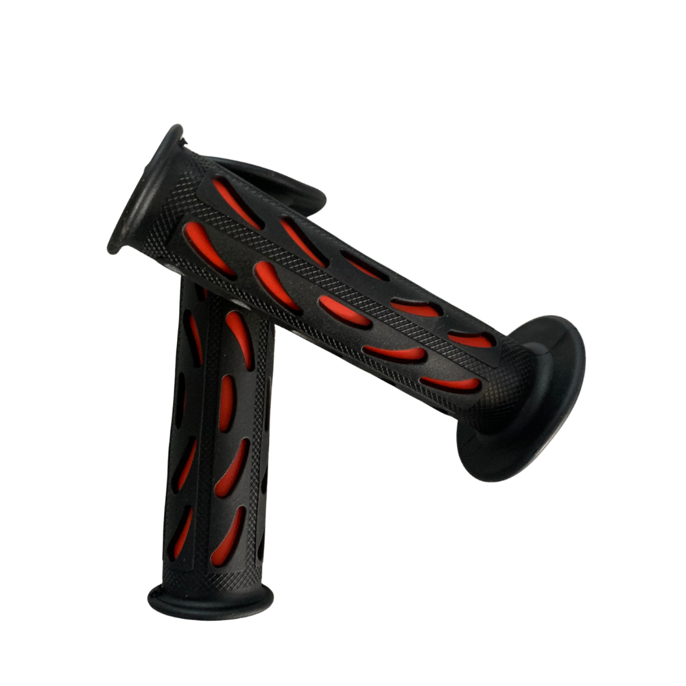 Aftermarket BMX Black/ Red T/M Grips