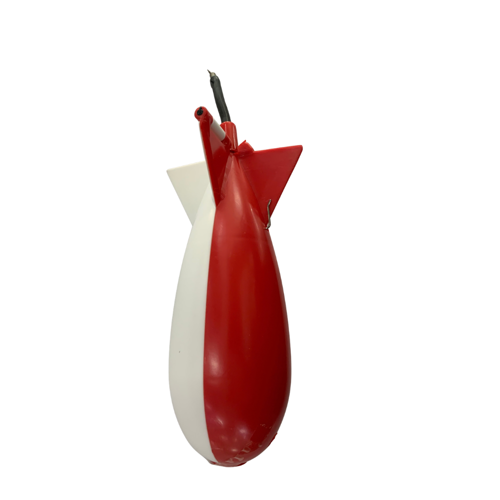 L&B Bait Feeder Red White Medium