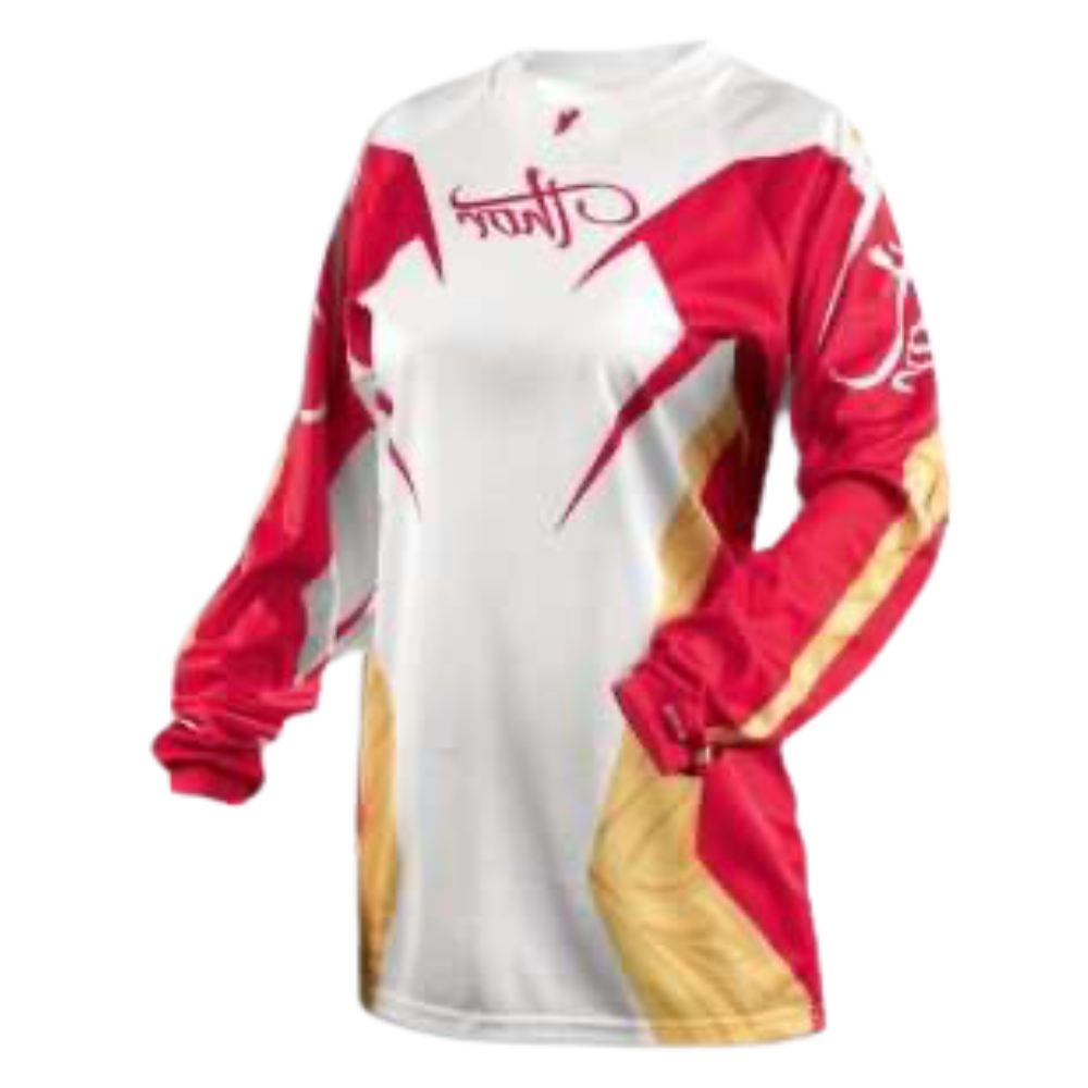 Thor Ladies Phase Red/Yellow Jersey