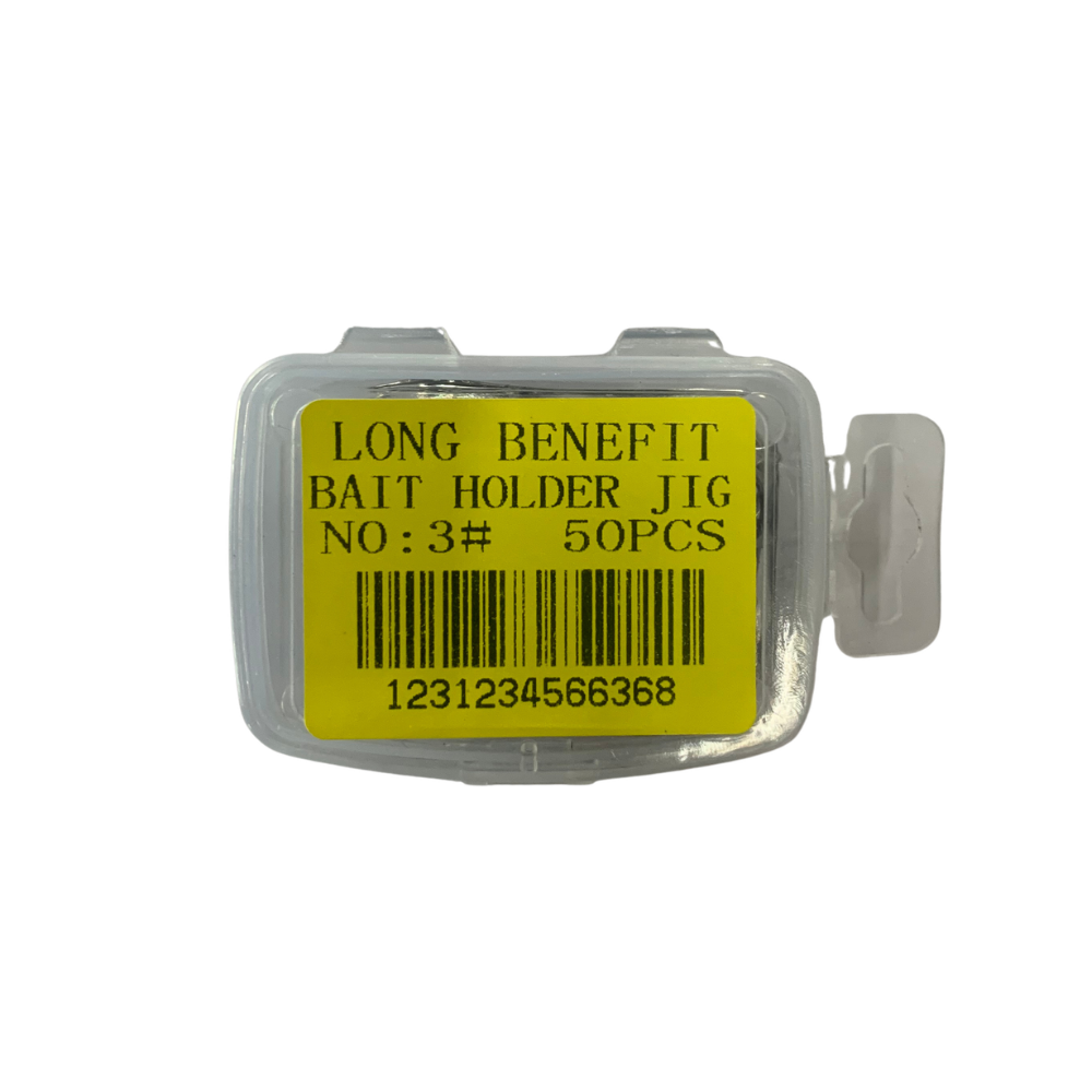 Bait Holder Jig Hook #3 - 50PCS