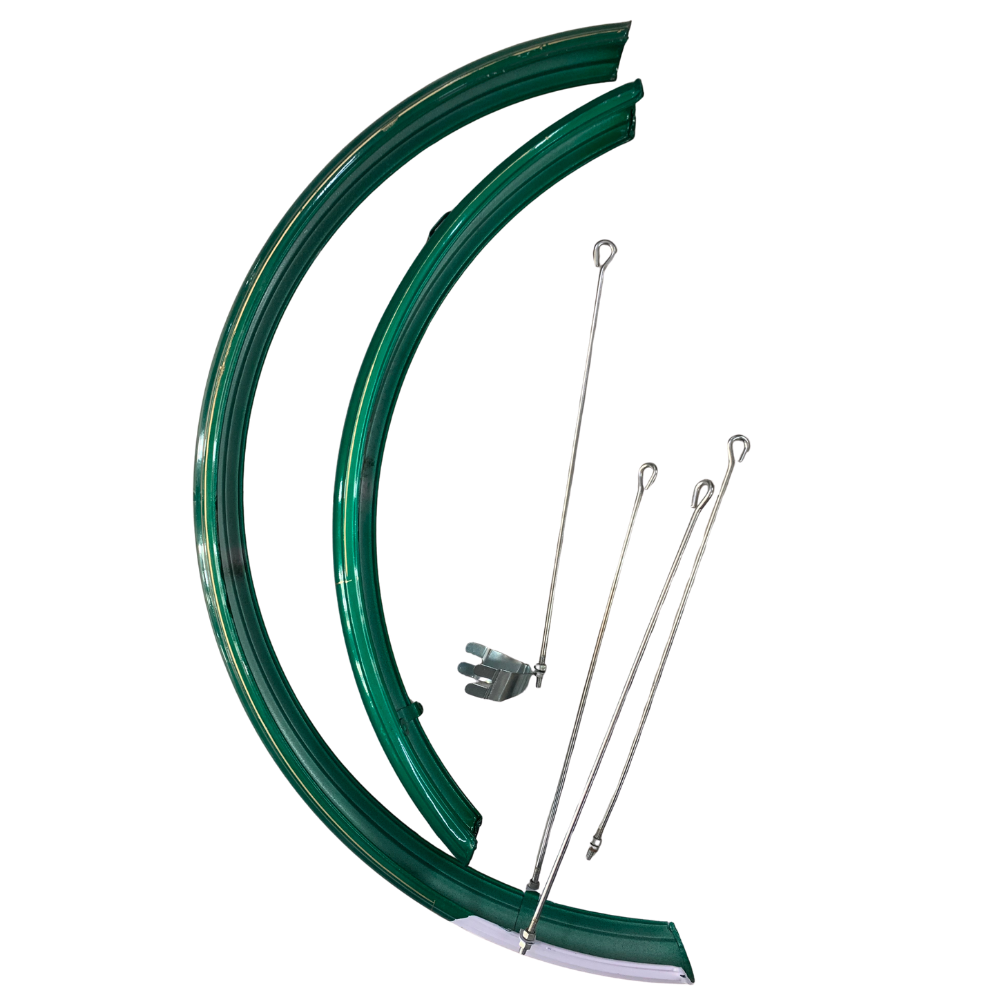 Aftermarket Chrome Plated Balloon Mud Guards