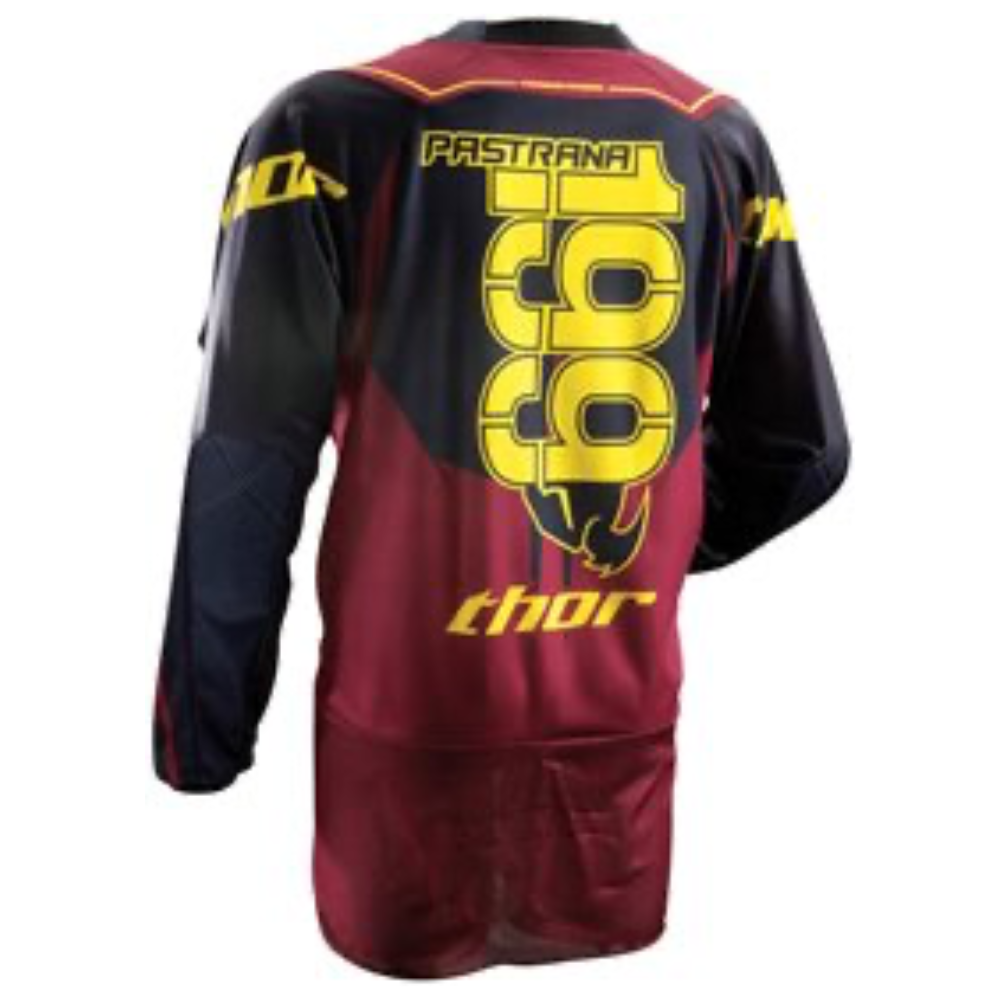 MC Auto: Thor Core Pastrana Maroon Jersey