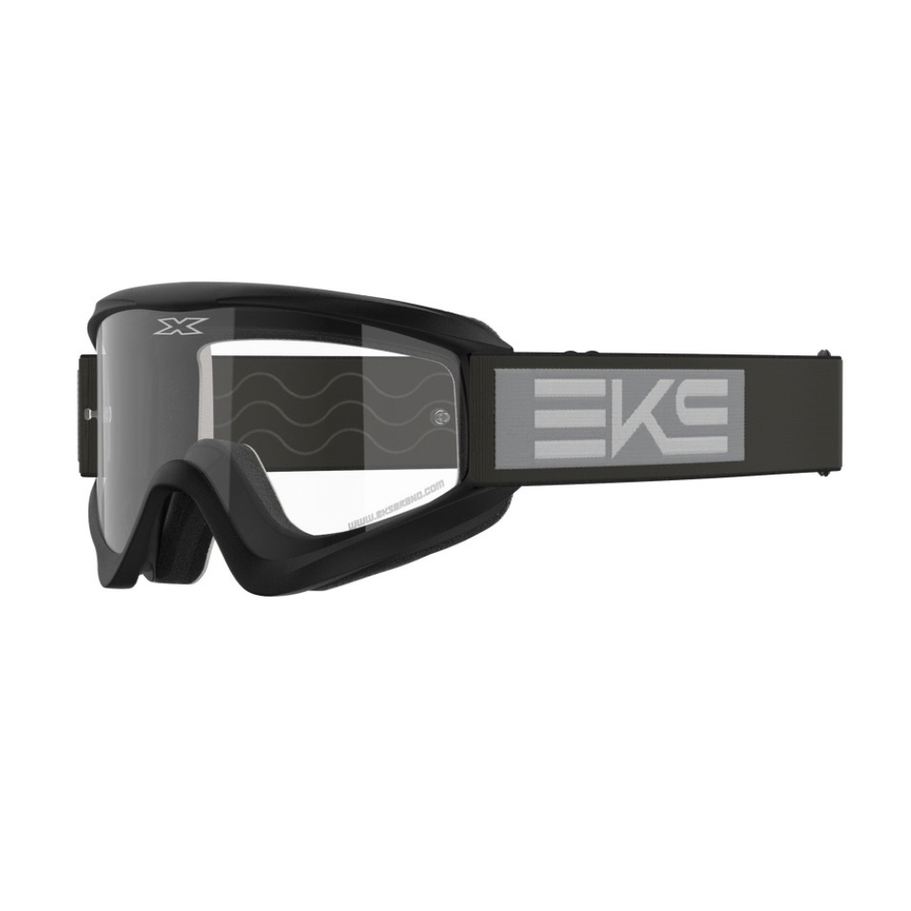 EKS Gox Flat-Out Black/Grey Clear Goggle