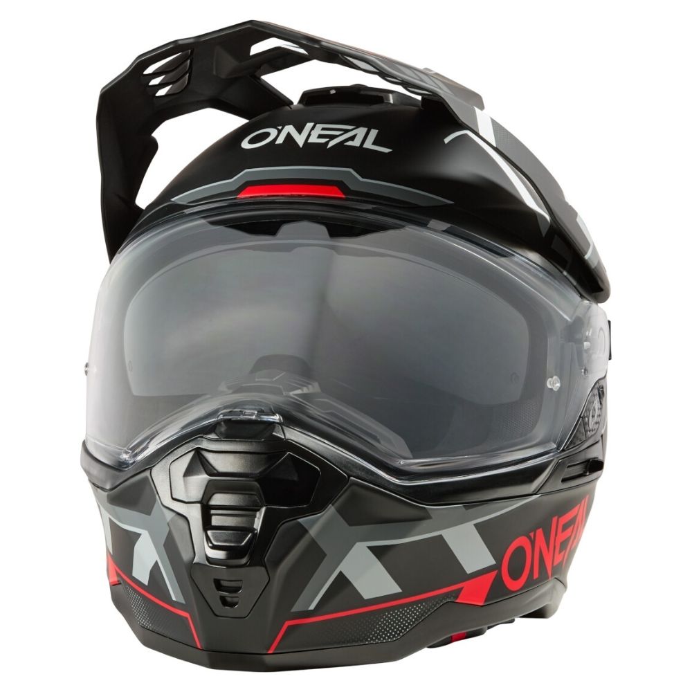 O'Neal D-SRS Square V.22 Black/Red/Grey Helmet