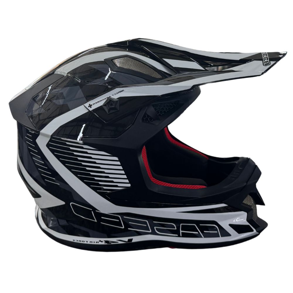 Faseed FS 609 White/Black MX Helmet