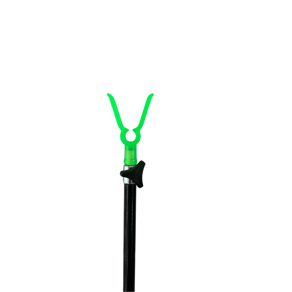 L&B Fishing Rod Stand 1.2m Green V Screw Type