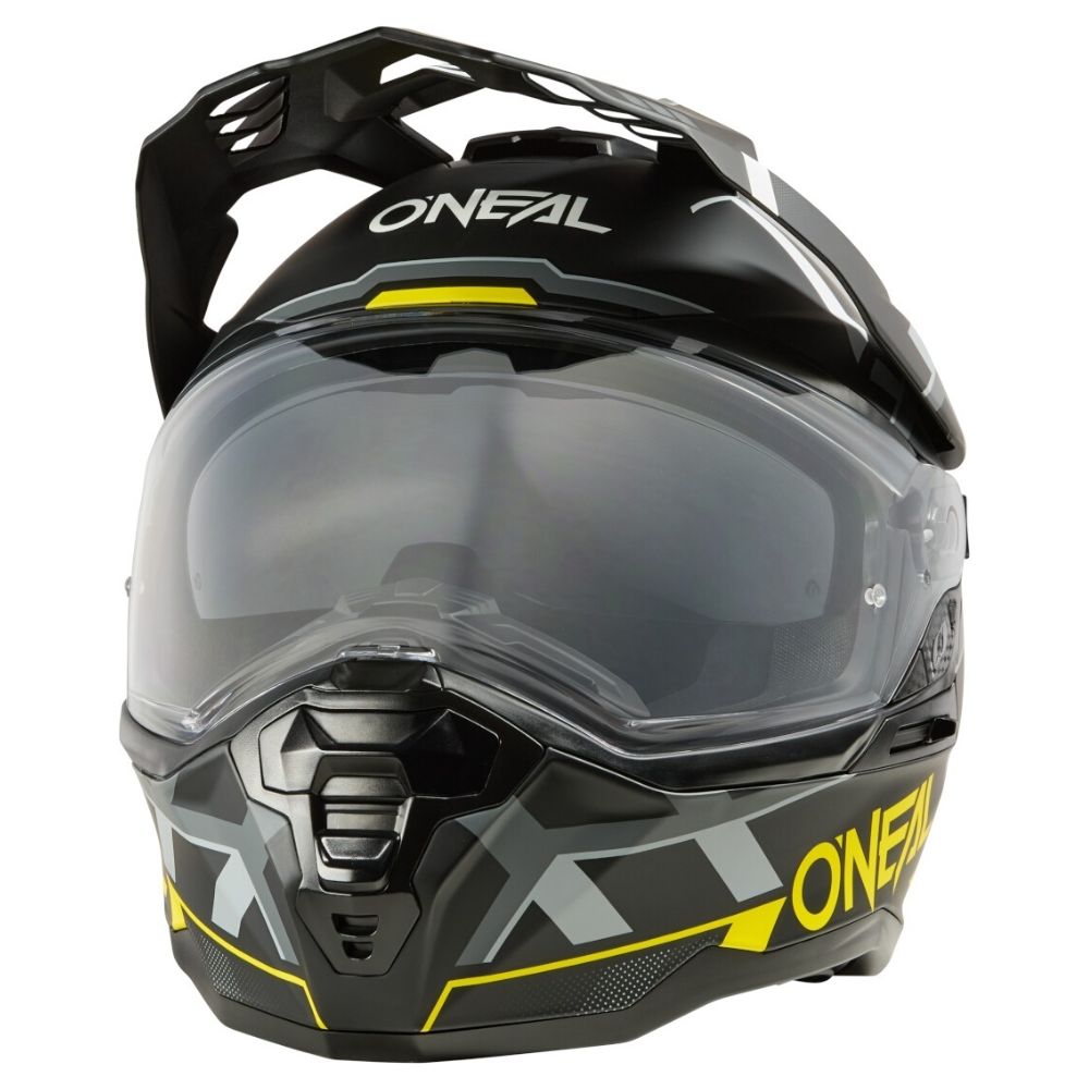 O'Neal D-SRS Square V.22 Black/Yellow/Grey Helmet